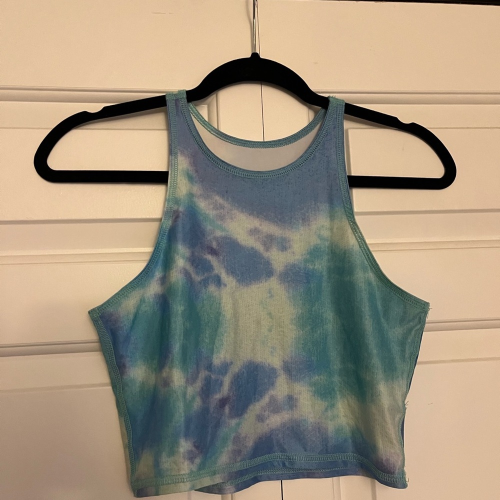 Blue Water print/tie-dye Women's Tank Top